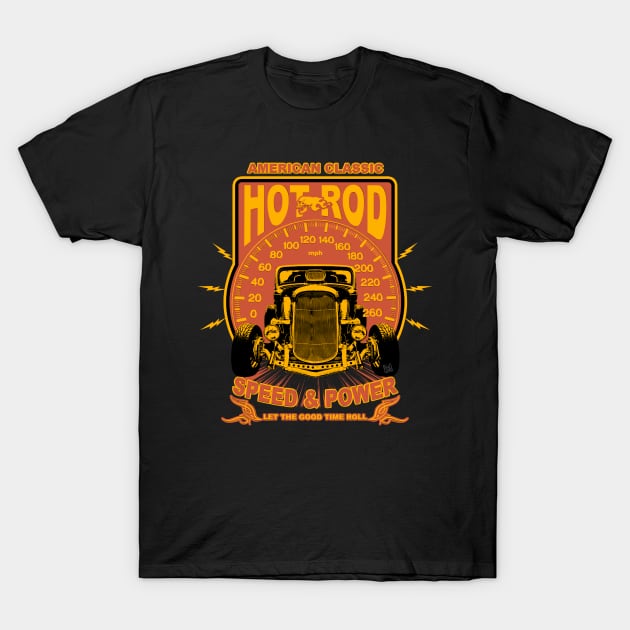 Hot Rod speed and power T-Shirt by ploxd